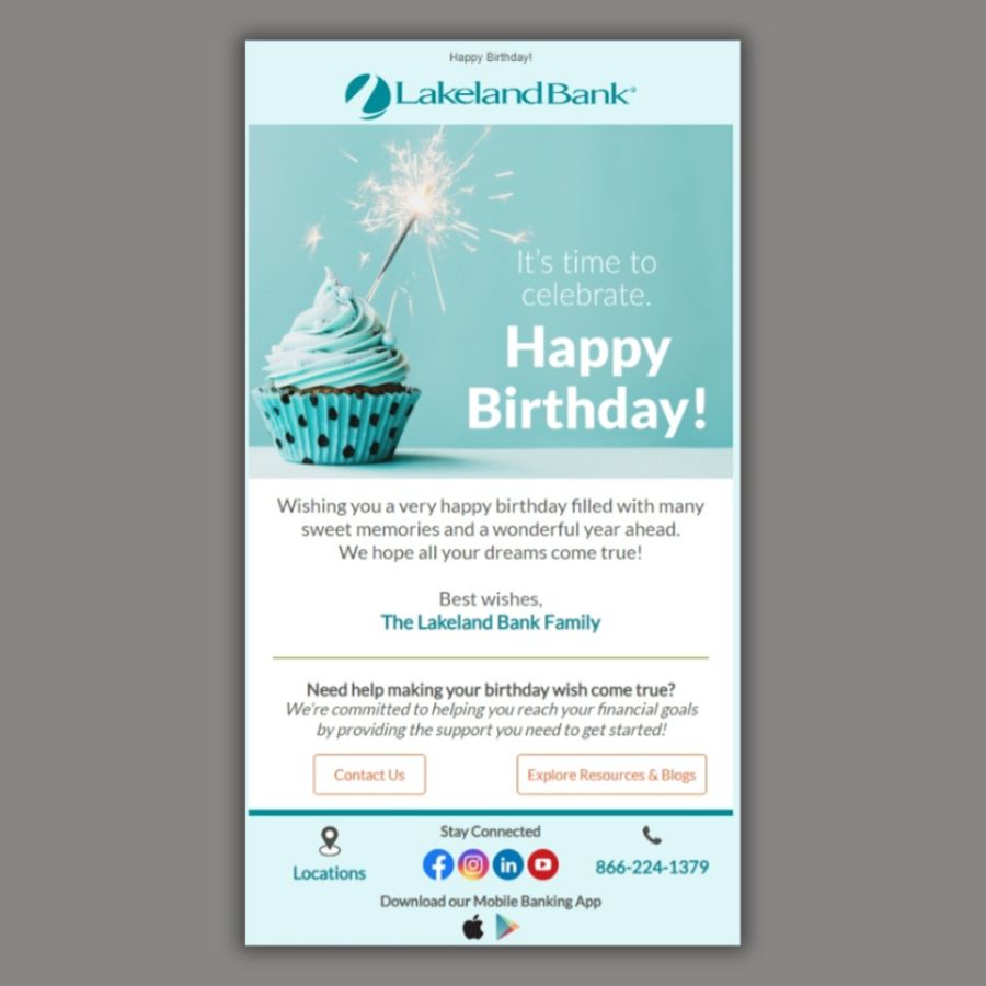 Lakeland Bank Email