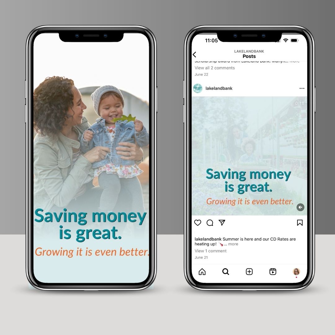 Lakeland Bank Social Ads