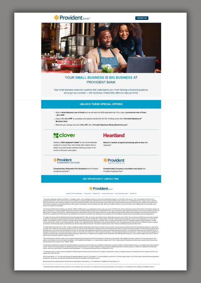 Small Business Month Page